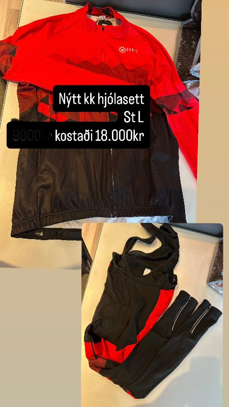 Nýtt kk hjólasett St L meira eins og m