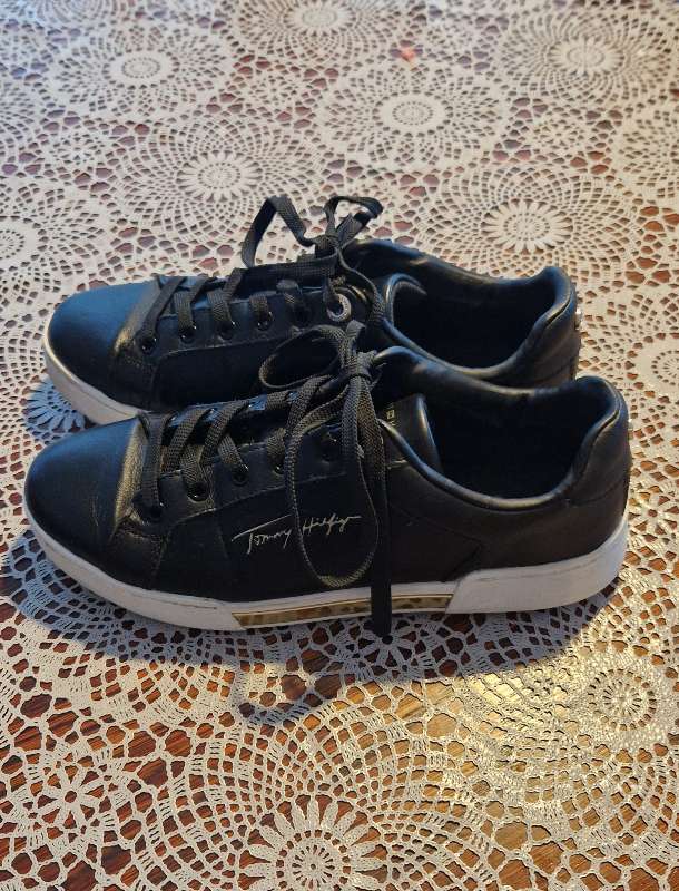 Tommy stigaskór svartir