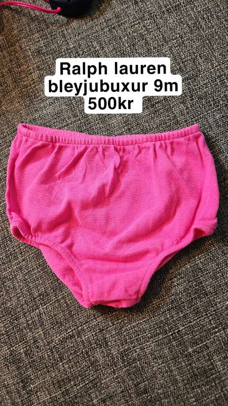 Ralph Lauren bleyju bux 9m dökk bleikar