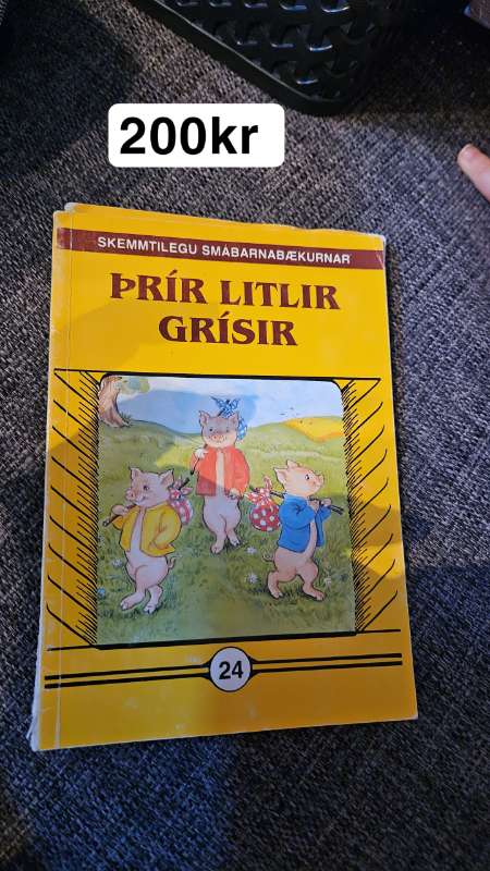 Bók 3 litlir grísir