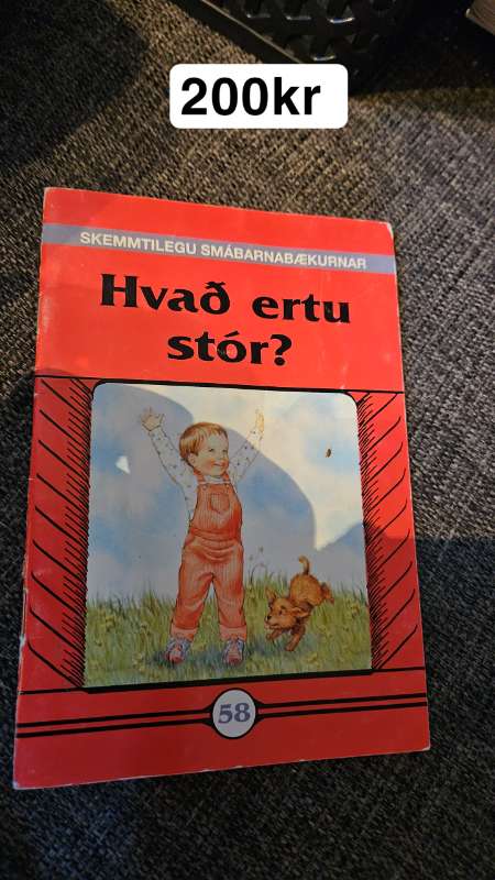 Bók Hvað ertu stór
