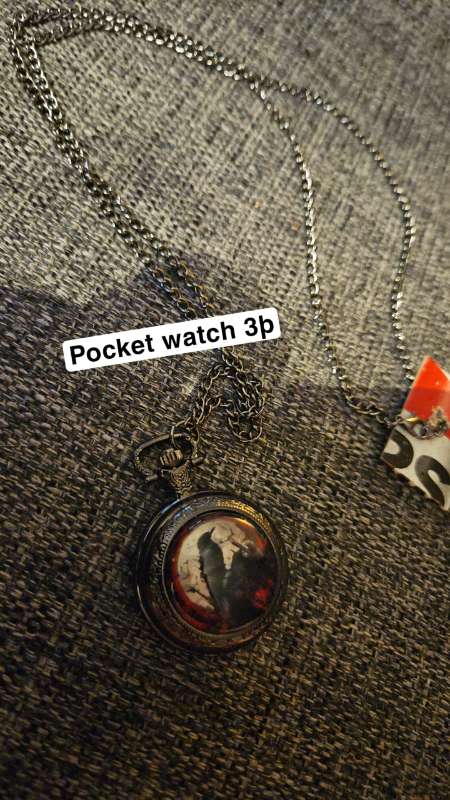 Raven pocket watch