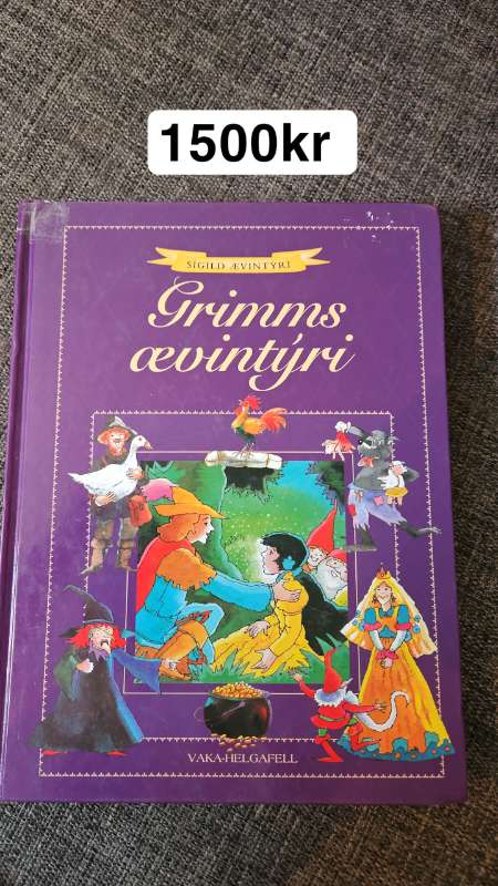 Grimms ævintyri bók fjólublà