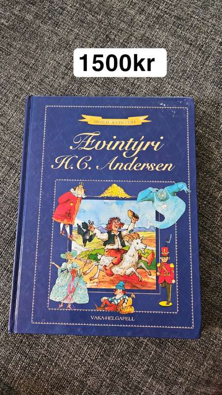 Bók Ævintyri HC Andersen dökkblà