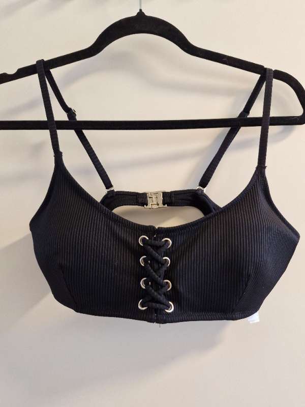 bikini toppur svartur
