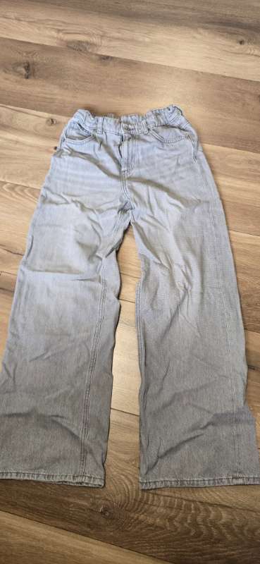 Zara gallabuxur ljósgráar