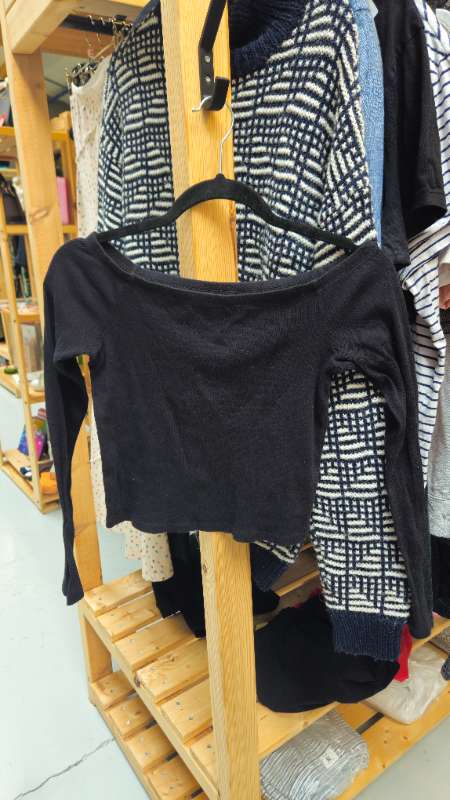 Off shoulder langermabolur