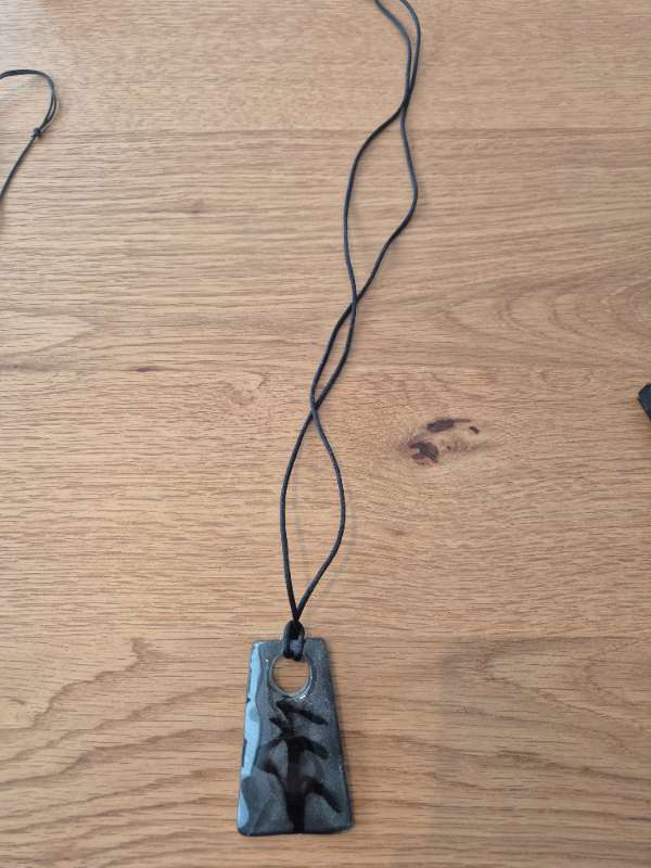 Vintage hálsmen gler