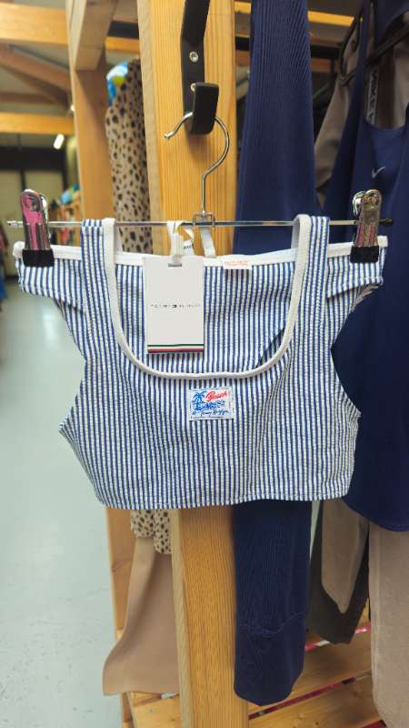 Tommy Hilfiger bikíní röndótt blátt nýtt
