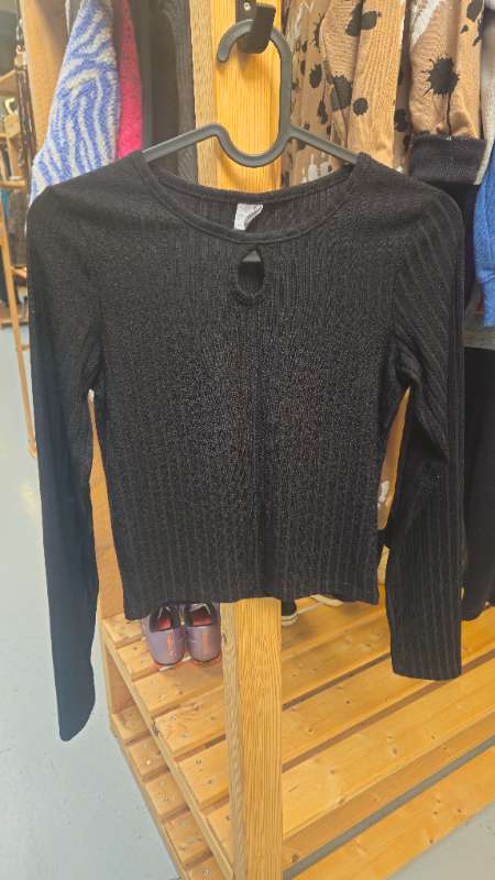 Lindex langermabolur svartur