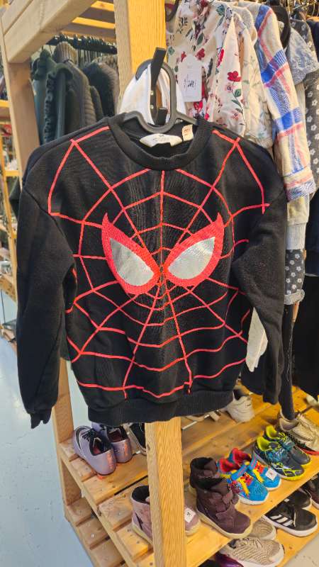 Spiderman peysa glans