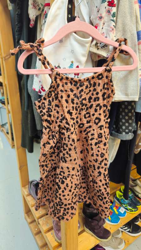 Mango mini kjóll leopard