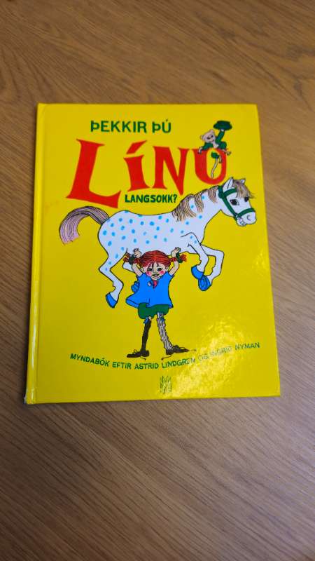 Lína langsokkur bók
