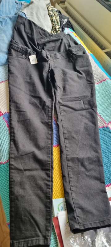 ólettubuxur svartar