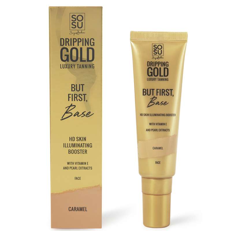 Dripping gold Shimmer face base Caramel NÝTT