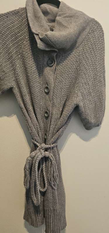 Grey cardigan