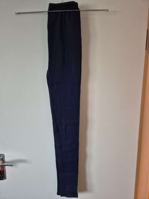 Bláar bómullarleggings