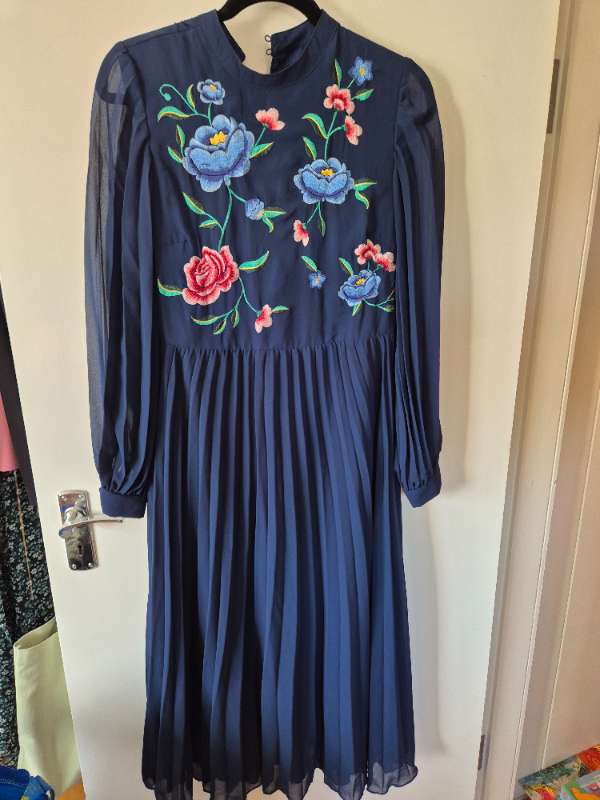 asos bl blómakjóll