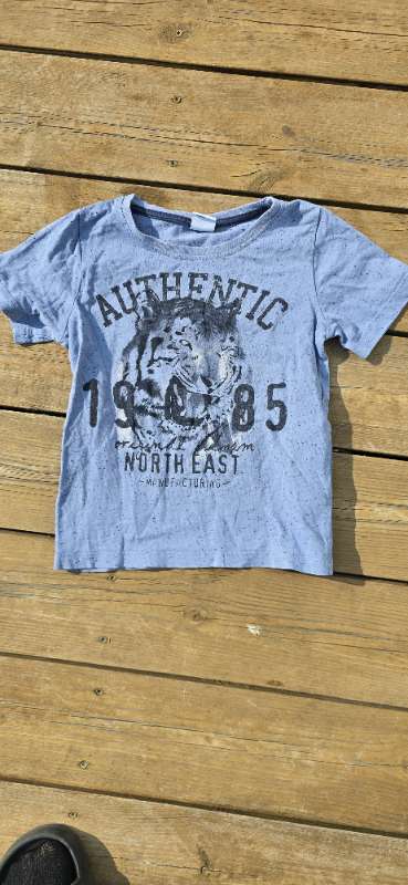 Lindex bolur blár með mynd