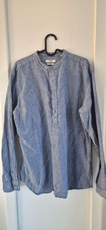 Skyrta blá jack and jones