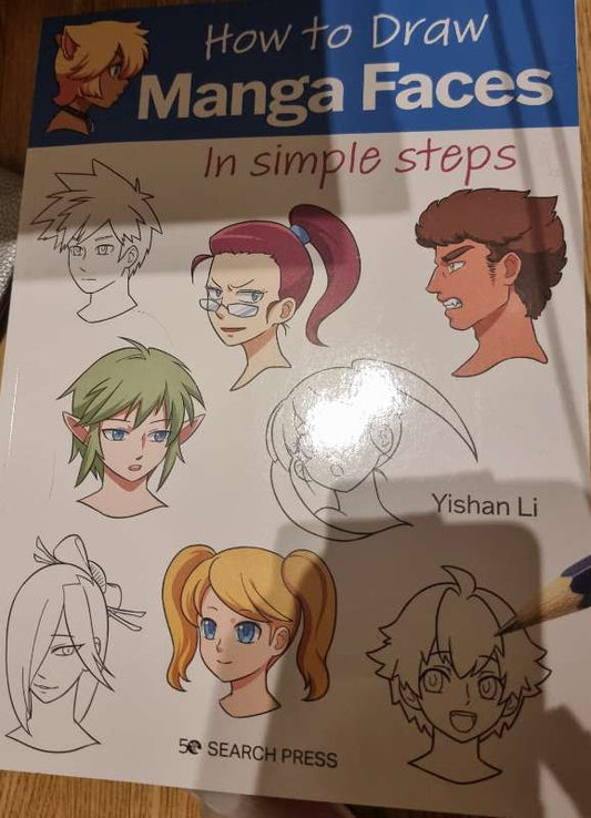 How to draw Manga faces