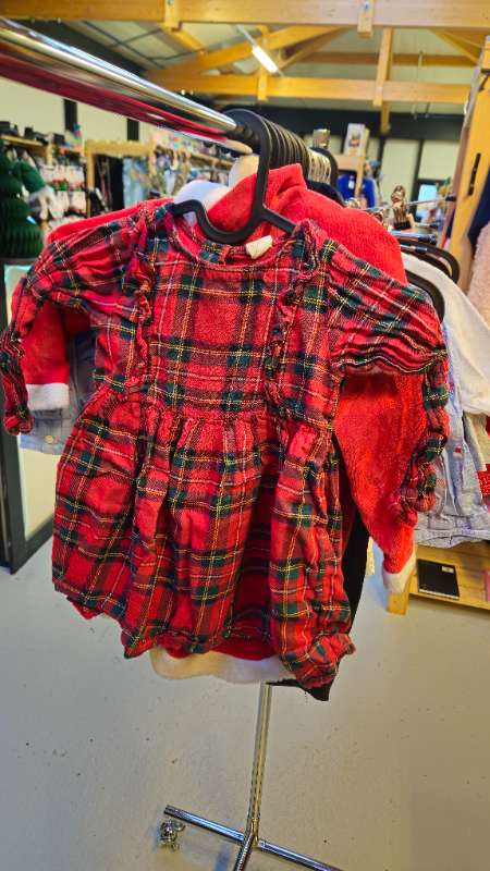 Jólakjóll köflótt