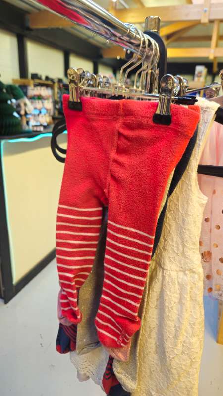 Pop Sokkabuxur rauðar röndótt