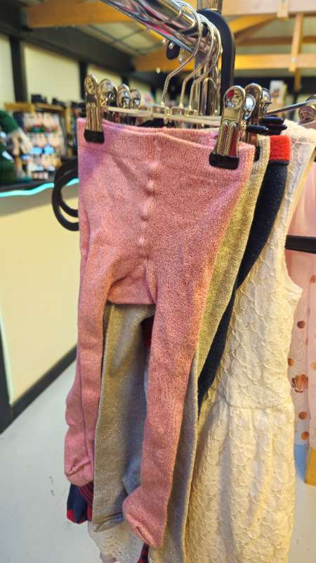 Sokkabuxur glimmer bleik minymo