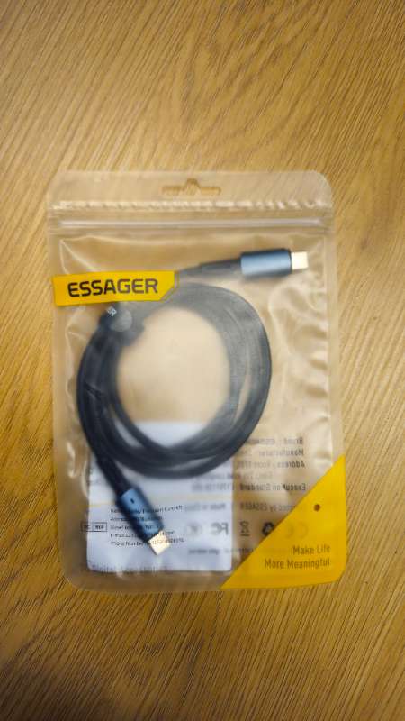 Essager 100w hleðslusnúra USB-C í USB-C