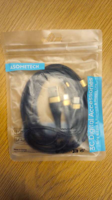 Asometech 3in1 hleðslusnúra 100w