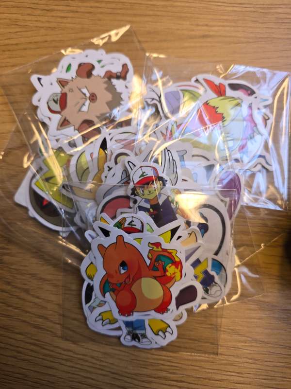 Pokémon stickers 10 pcs