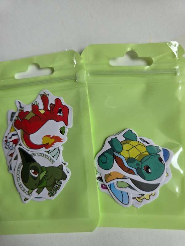 Pokémon límmiða 10 stk