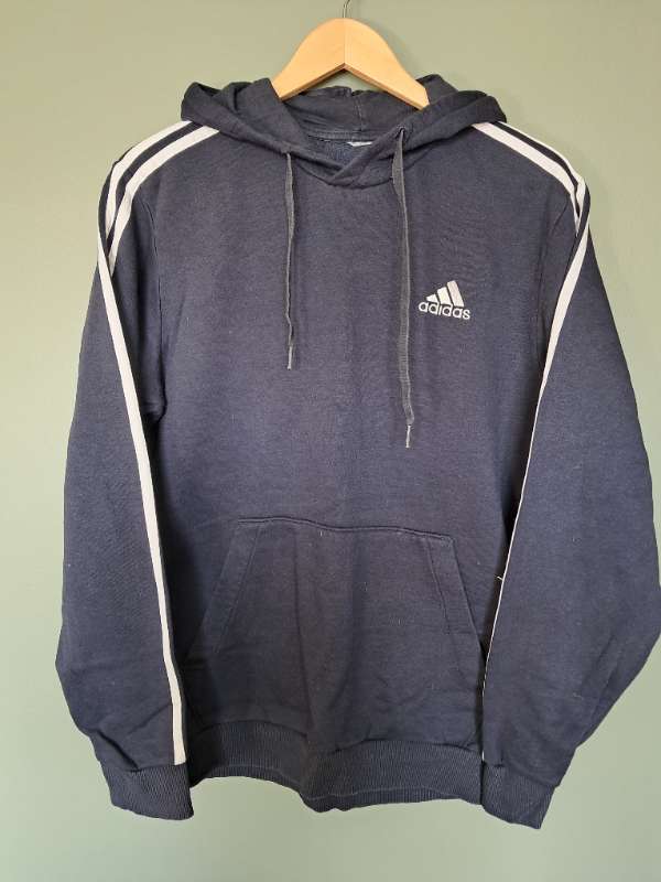 Adidas hettupeysa blá kk