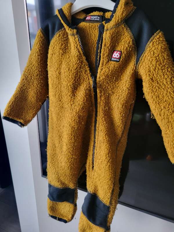 66 flísgalli gulur 74