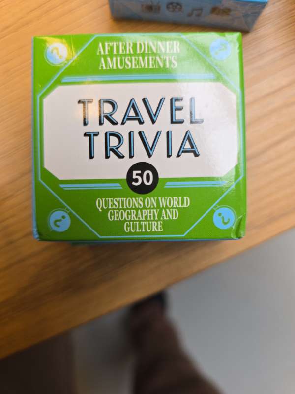 Spil travel trivia