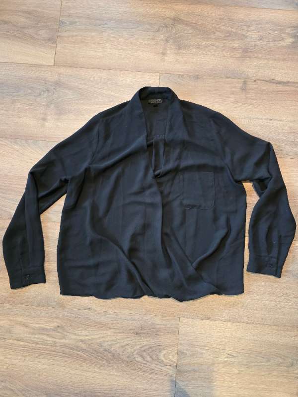 Svört blússa topshop