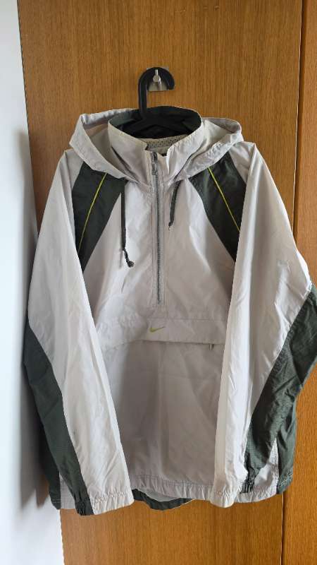 NIKE anorakkur ljós/grænn