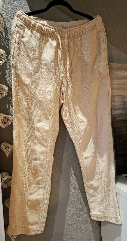 Buxur (ZARA) Kremhvítar m/ mynstri