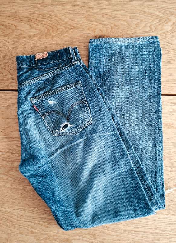 Gallabuxur (LEVIS 501), þvegnar