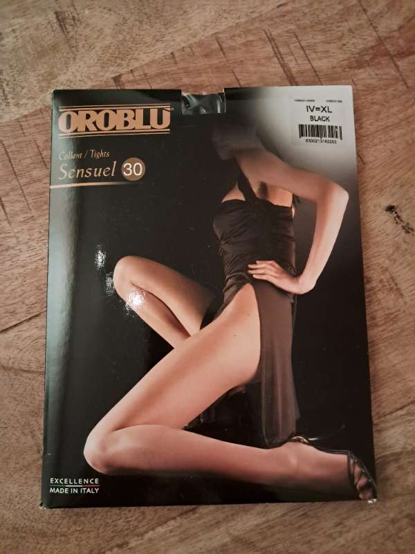 S OROBLU sokkabuxur svartar 30 den