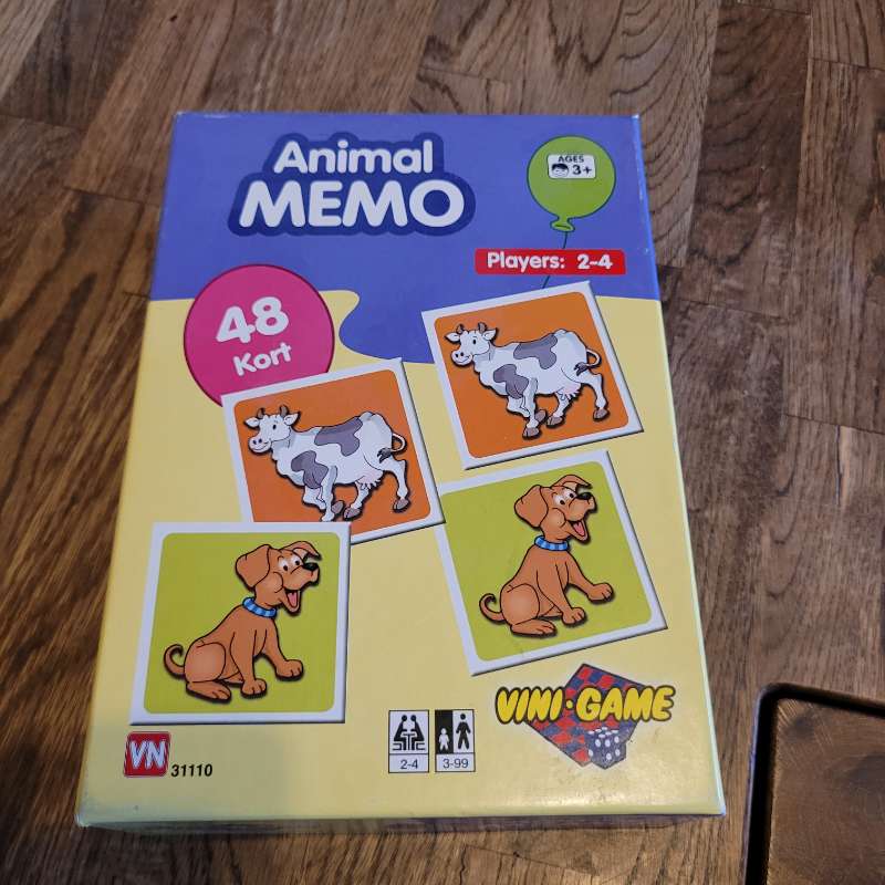 Samstæðuspil dýra 46 bitar