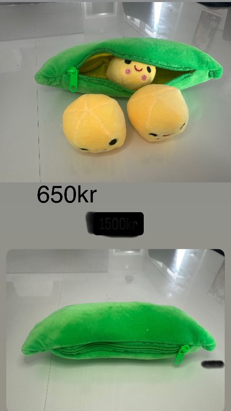 Grænt leikfang með 3 boltum inni nýtt