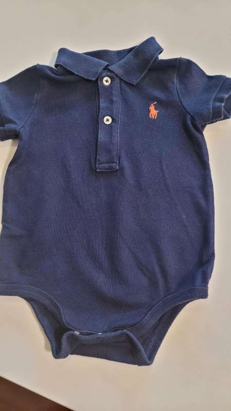 Ralph Lauren dökkblá polo samfella