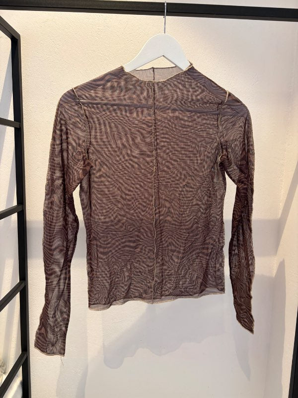 Brúnn mesh bolur