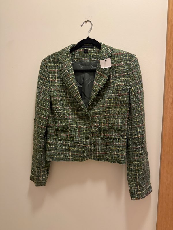 Express green blazer