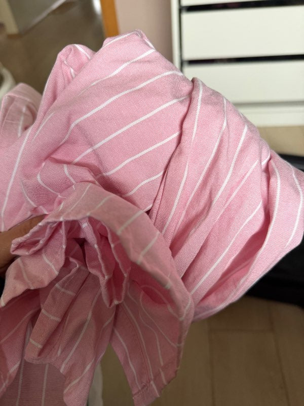 Musera pink stripped button up