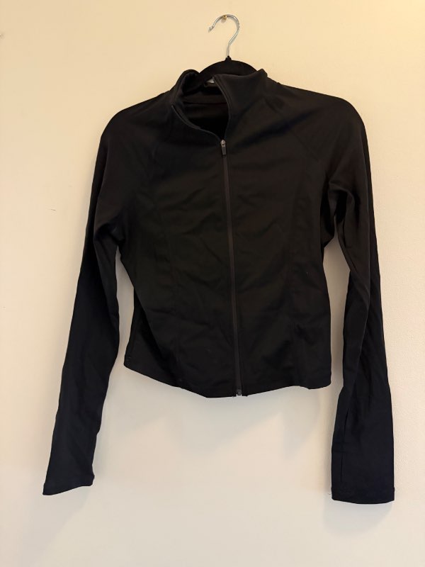 Black sports zip up