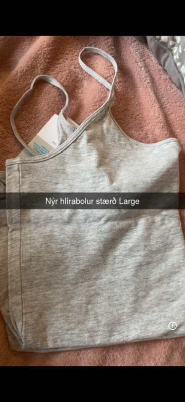 Nýr grár hlírabolur