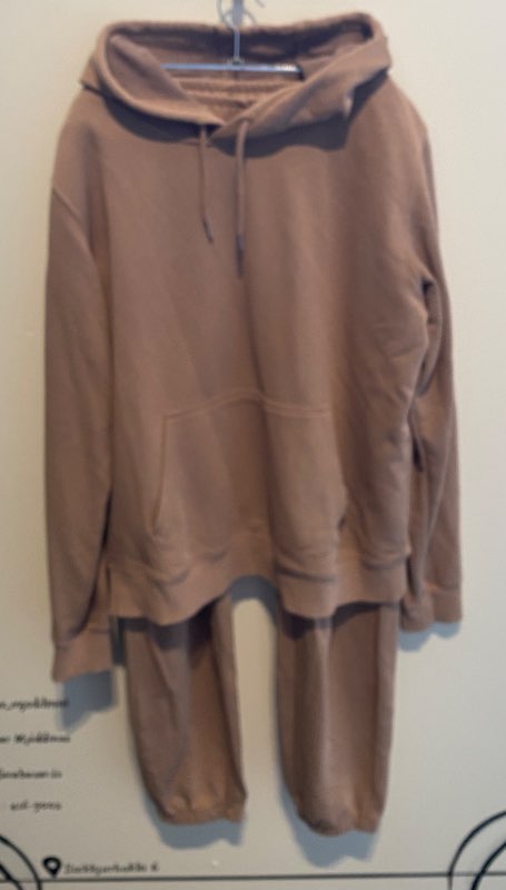 kósýgalli beige (hettupeysa+buxur)