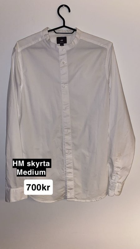 HM skyrta S/M 700kr